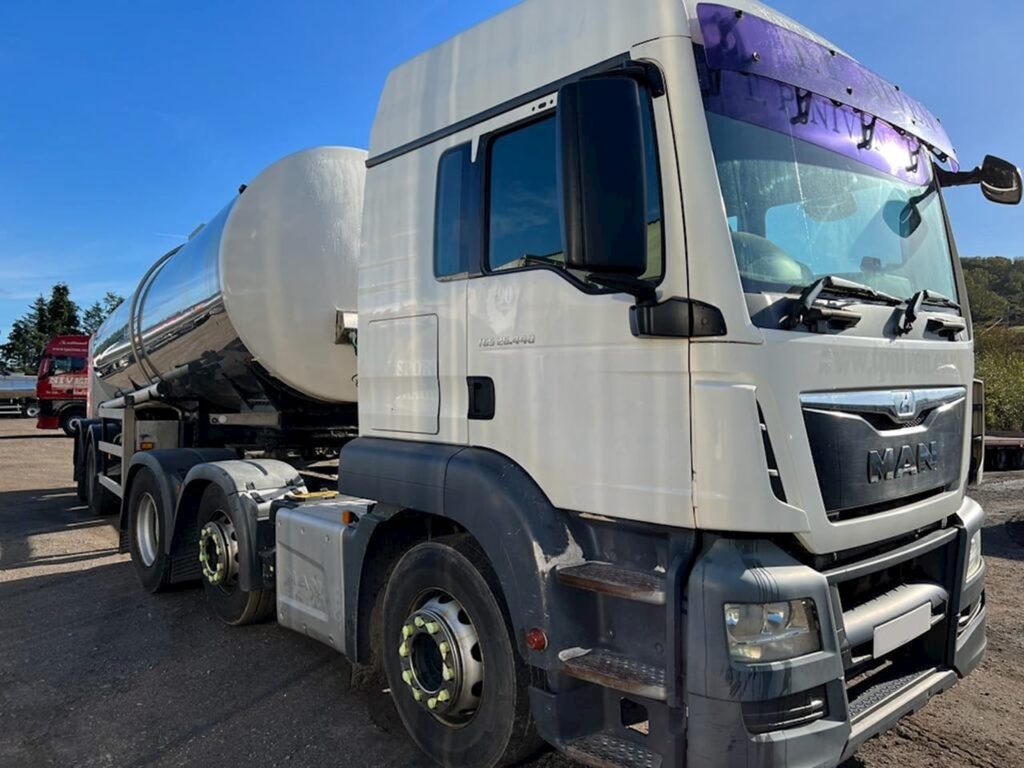 2016 MAN TGS 25 440 with Stainless Tanker Exw UK