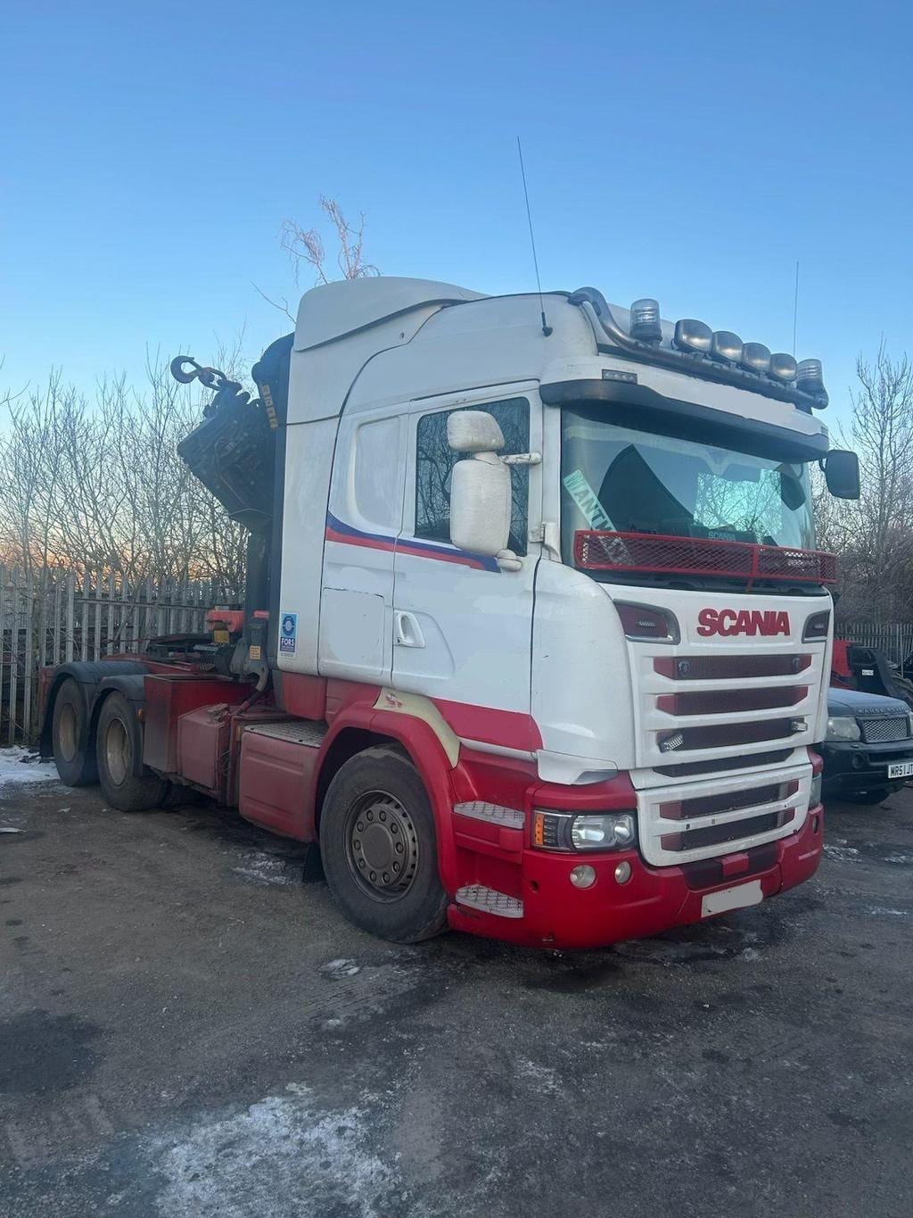 2016 Scania R Series R520 V8 6X2 TRACTOR UNIT C/W 62 TON CRANE 16.4 Exw UK (POA)