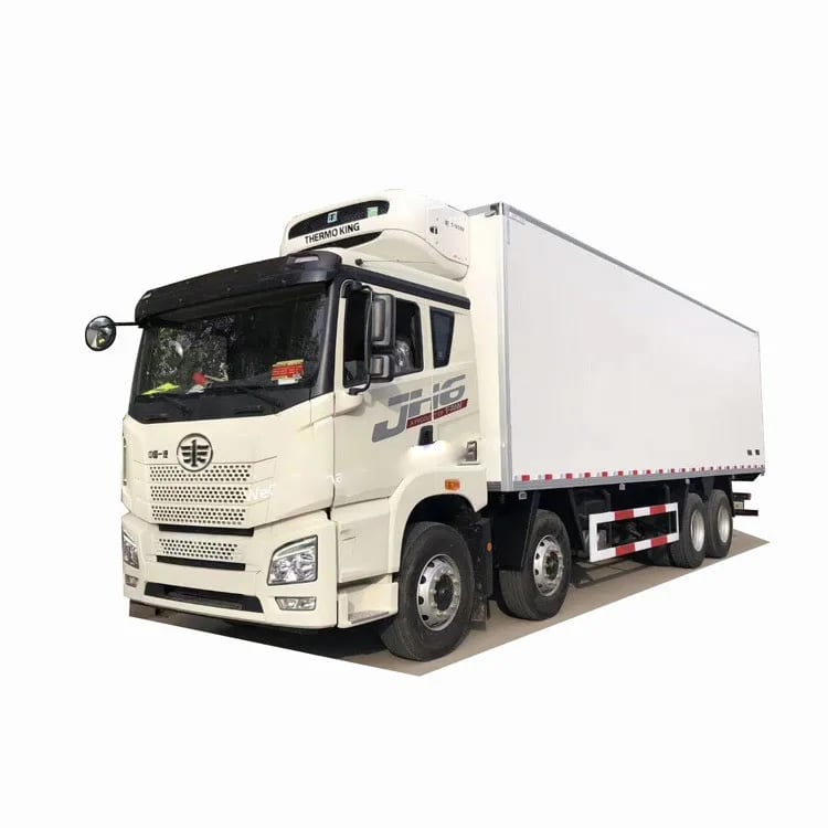 FAW 340HP 6×4 J5P 20 ton Refrigerated Truck RHD Exw China
