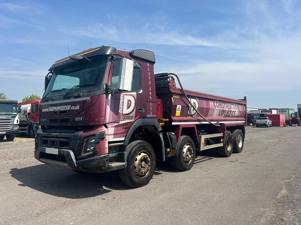 2015 VOLVO FMX420 STEEL BODY TIPPER 8×4 12.8 Exw UK