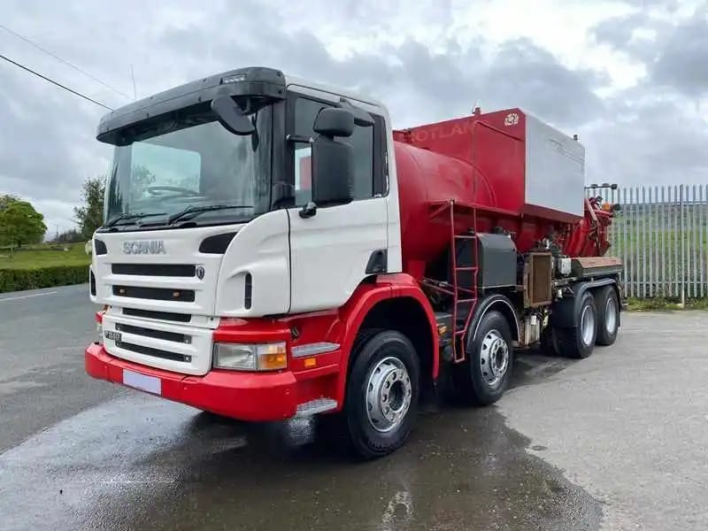 2008 Scania P340 8×4 Whale Vacuum Tanker Ex Ireland