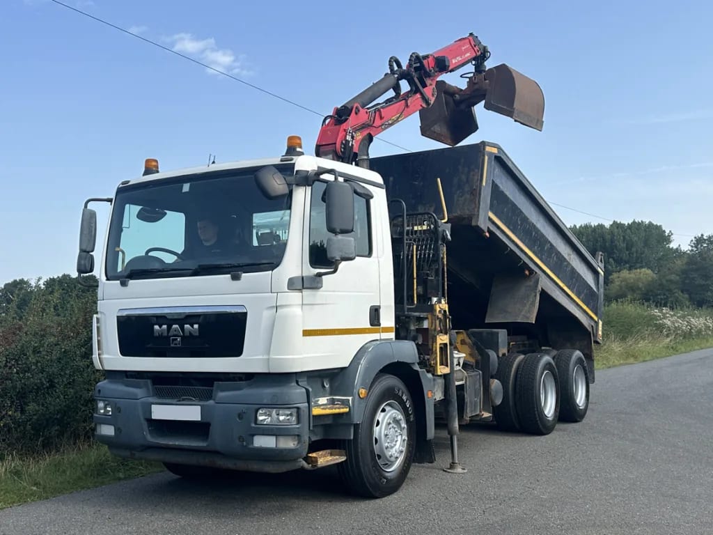 2012 MAN TGM 26 340 6×4 Tipper with Grab Exw UK