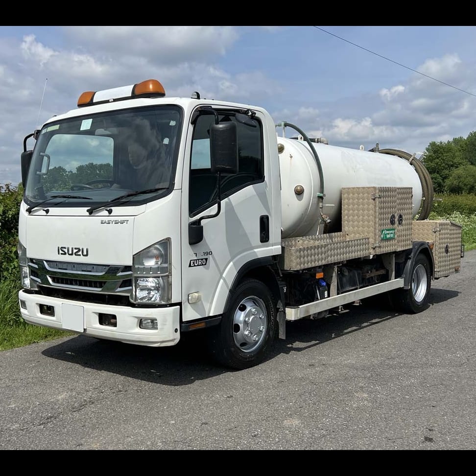 2015 Isuzu N75 190 4X2 Vacuum Tanker Exw UK