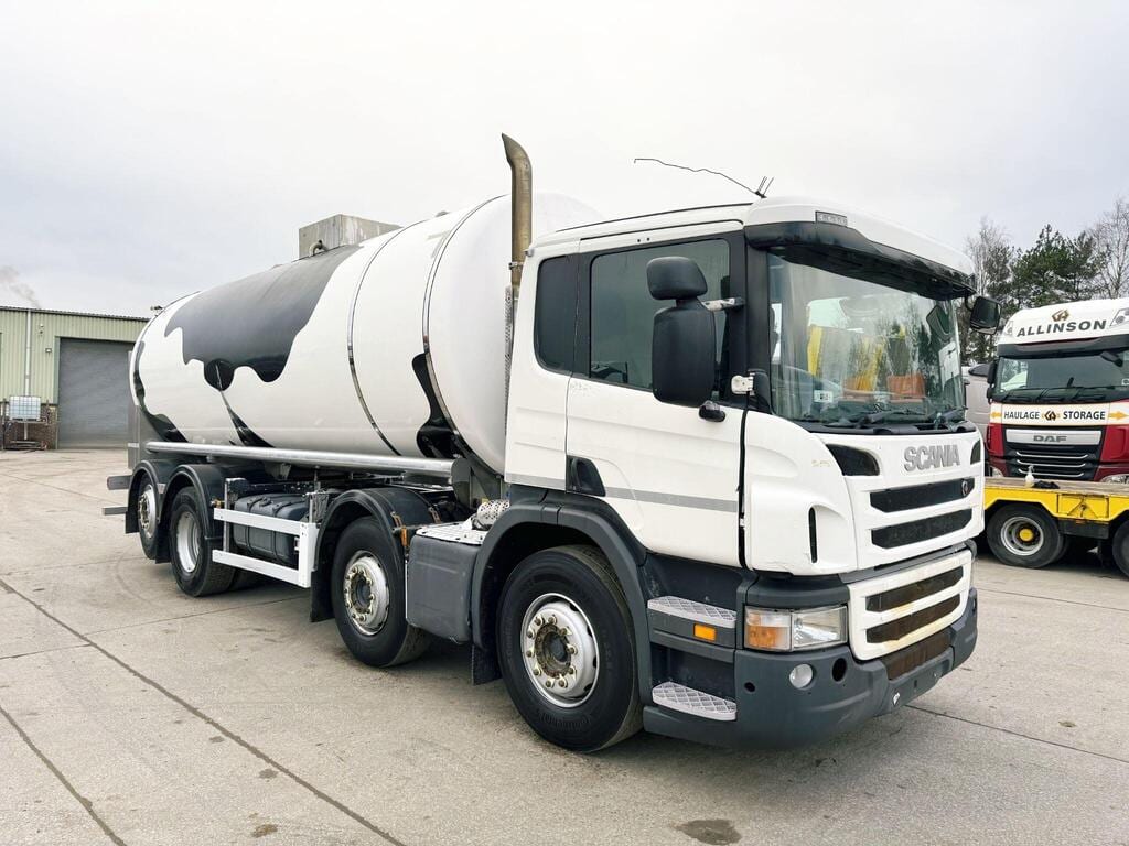 2014 Scania P Series P370 8X2 STAINLESS STEEL TANKER 12.7 Exw UK