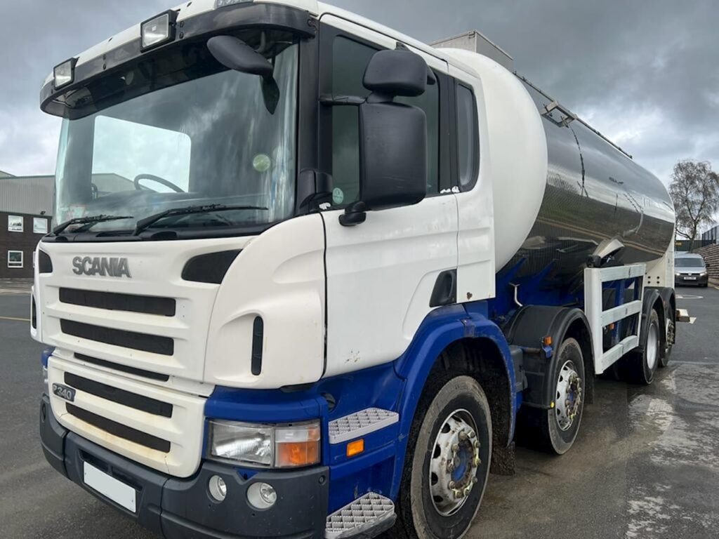 2009 Scania P Series P360 21,000 Litre Milk Tankers Exw UK