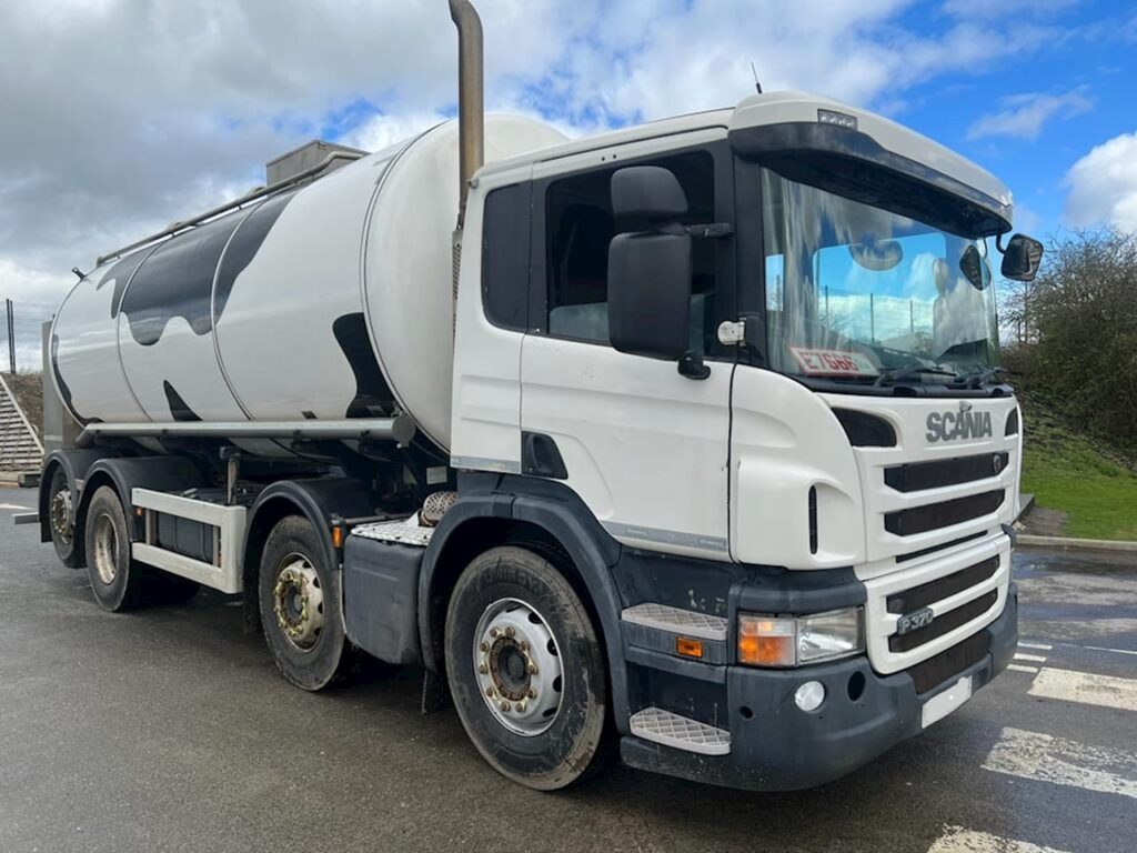 2016 Scania P370 20,000 Litre Milk Tankers Exw UK