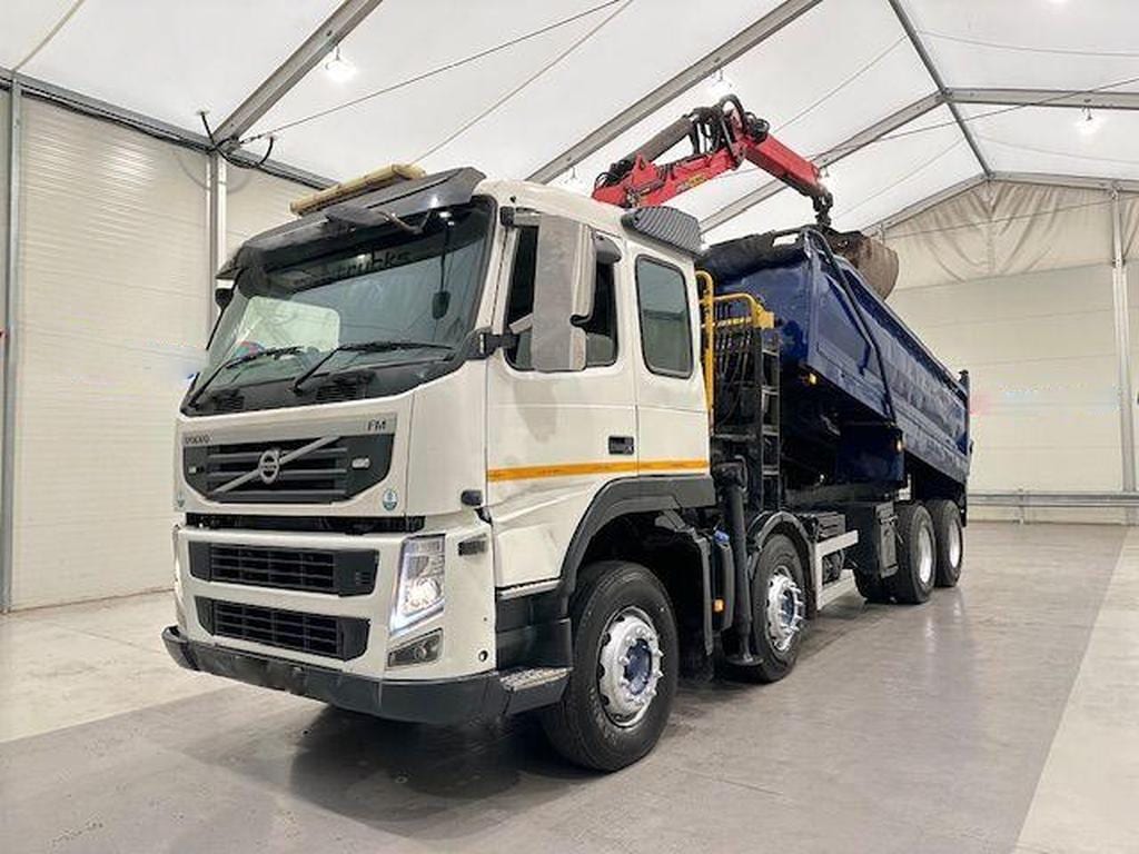 2011 Volvo FM 410 8×4 Steel Tipper Grab Manual 10.8 Exw UK