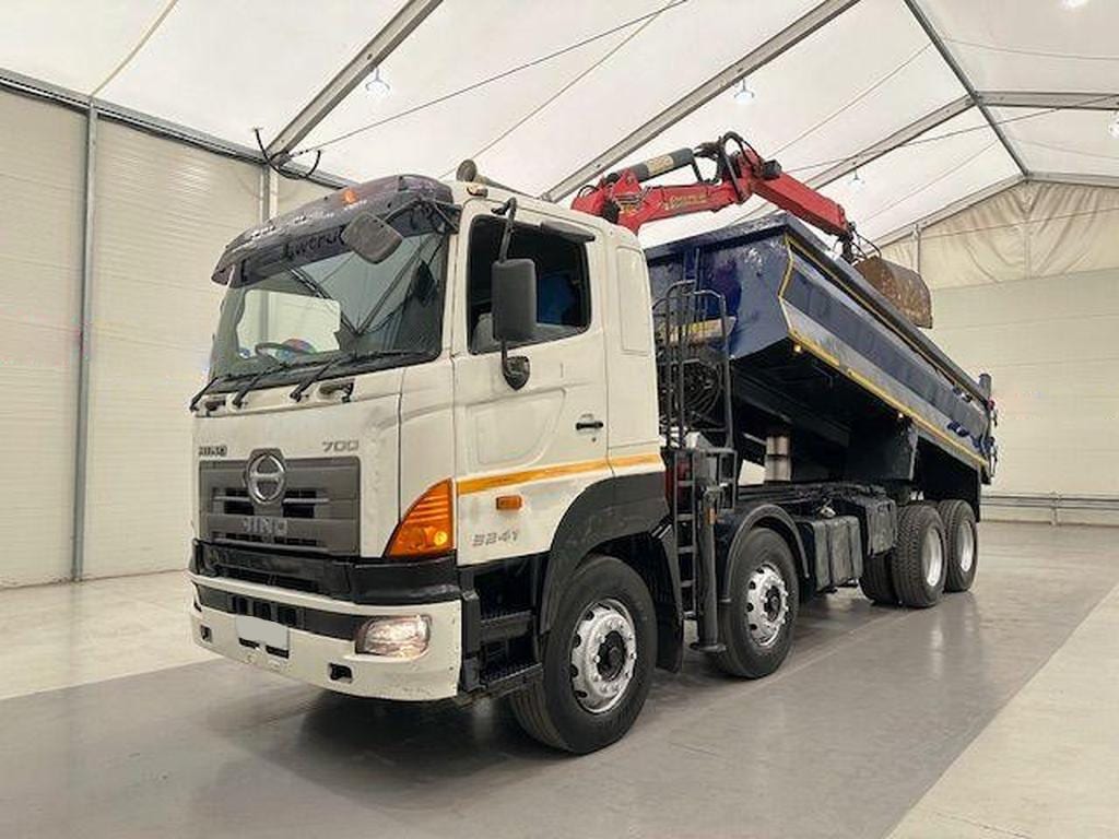 2010 Hino 3241 700 8×4 Steel Tipper Grab 12.9 Exw UK