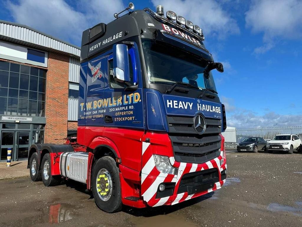 2018 Mercedes-Benz Actros 2651 6X4 120 Tonne Tractor Unit 12.8 Exw UK