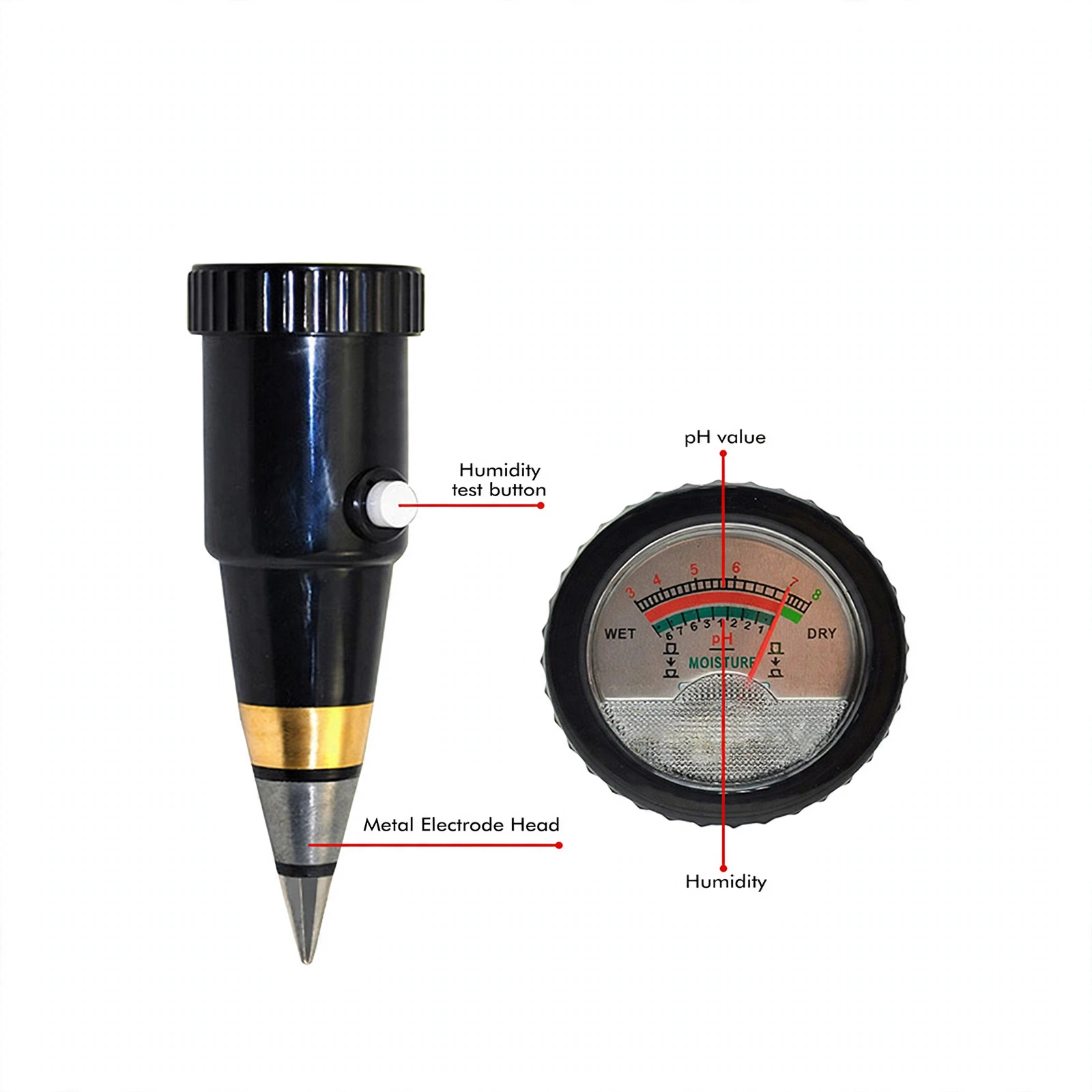 Soil PH-Moisture Meter