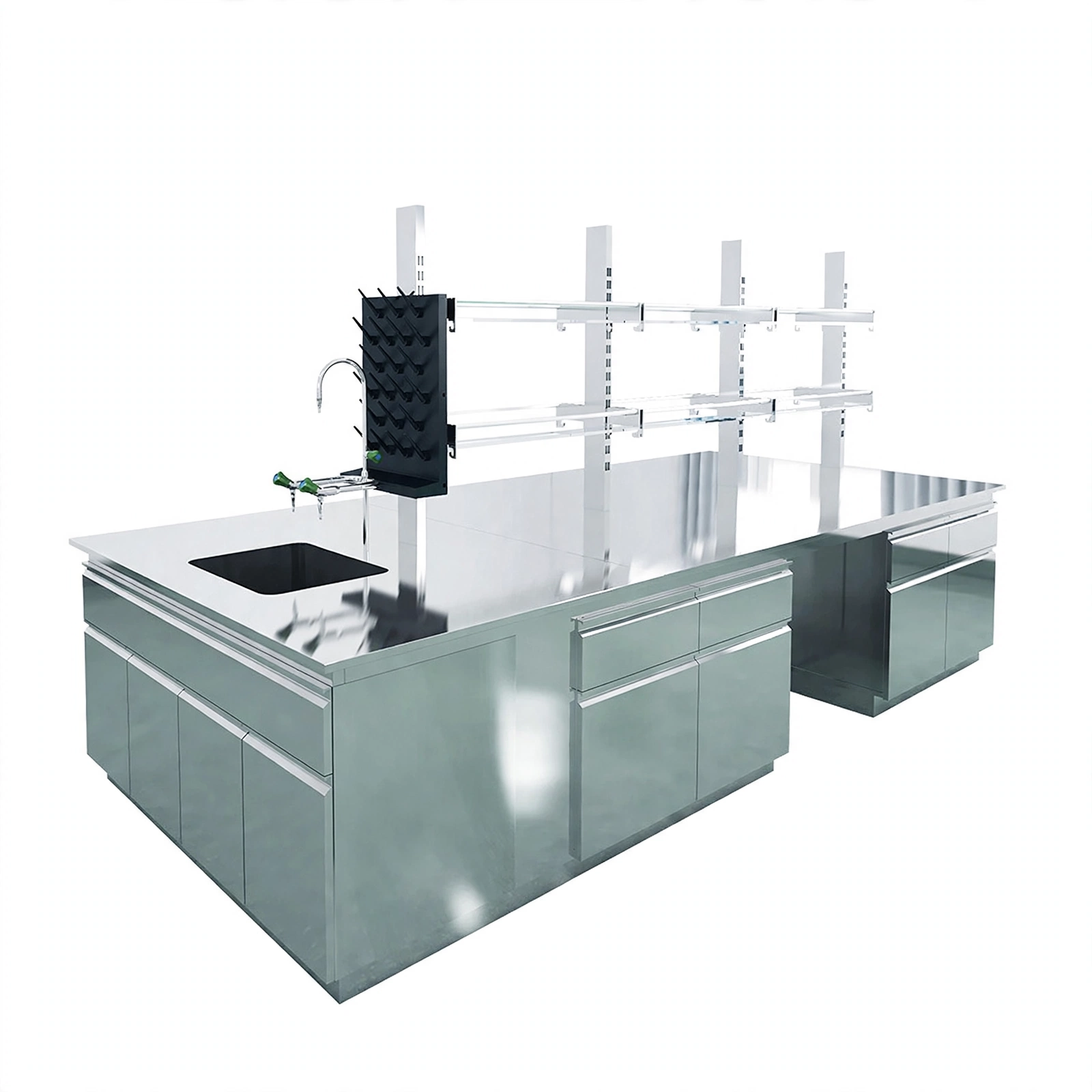 Steel Laboratory Bench Wall Bench Size